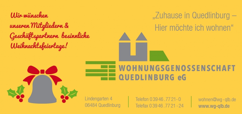 Wir wünschen unseren Mitgliedern und Geschäftspartnern besinnliche Weihnachtsfeiertage!